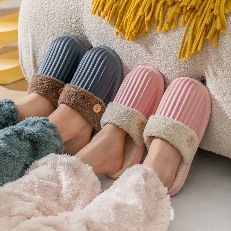 Detachable Thick Cotton Slippers