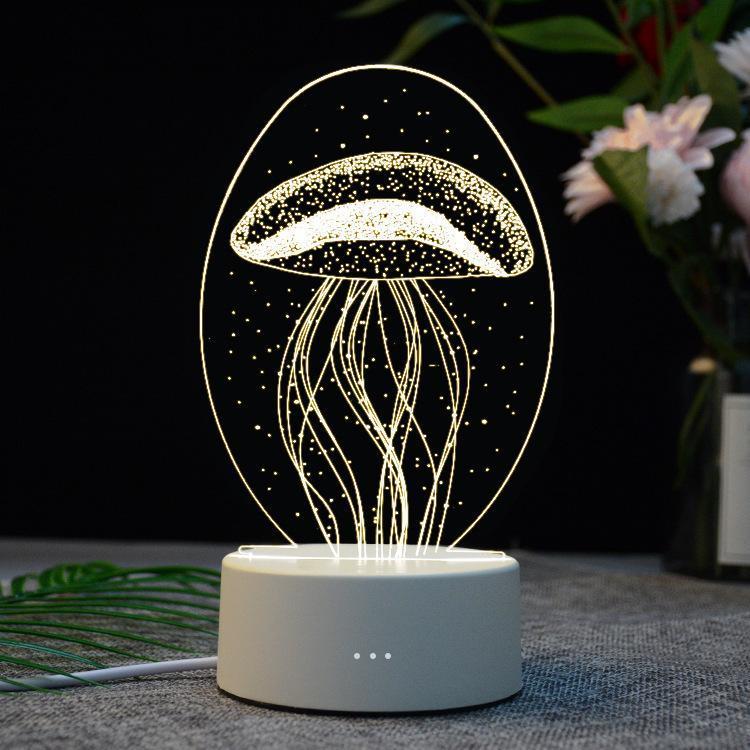 TEBOCR 3D Creative LED Night Light