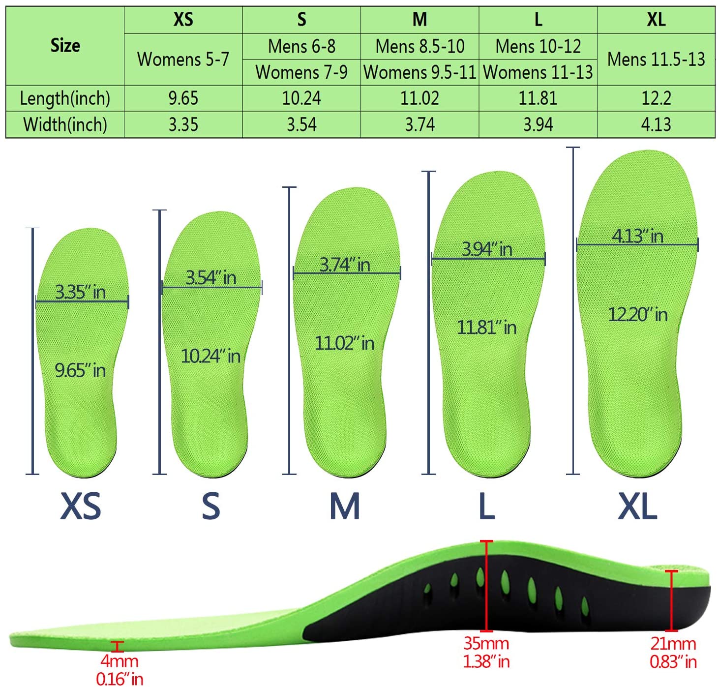 OZZEG Superfeet  Insoles