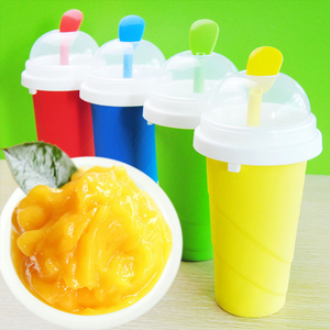 Squeeze Cup Slushy Maker, crushed ice slush