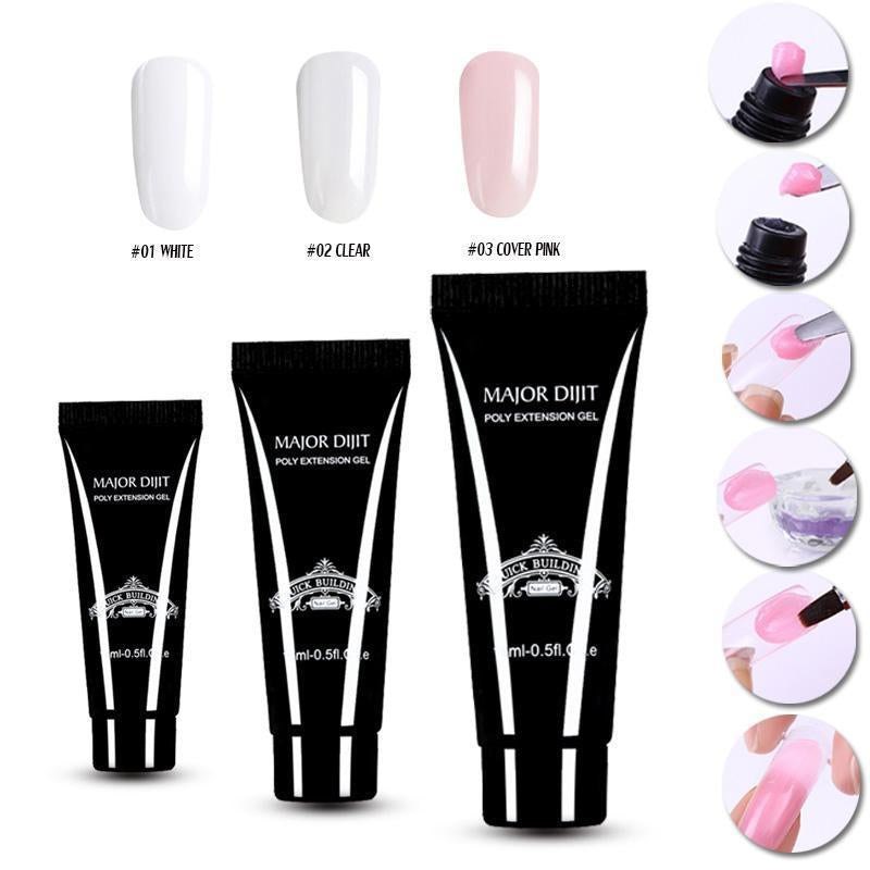 Poly Gel Nail Extension Kit