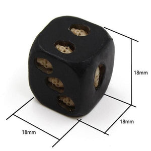 Handmade Black Skull Dice