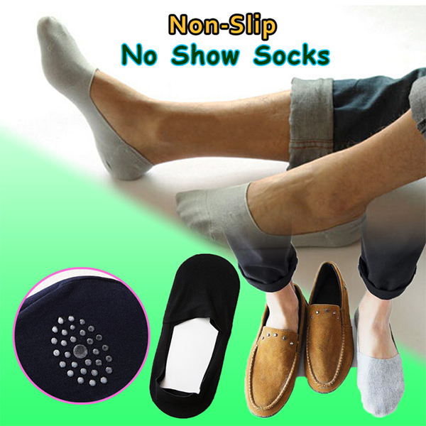 Anti-slip Silicone No Show Socks （5PCS）