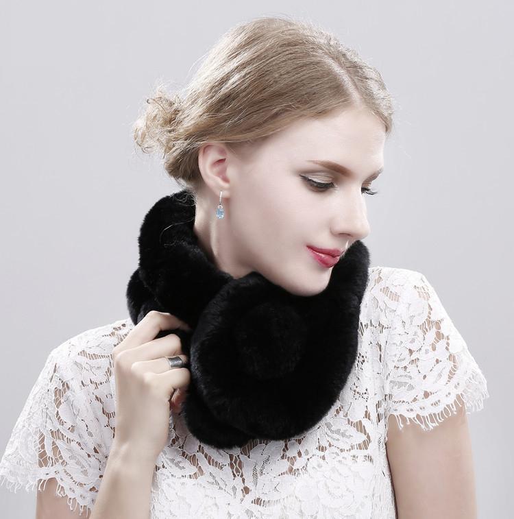 2020 New All-match Winter Rabbit Fur Scarf