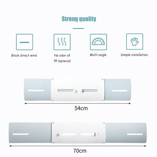 Adjustable Air Conditioner Deflector