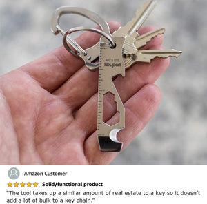 10-In-1 Key Tool - Keychain Multi-Tool