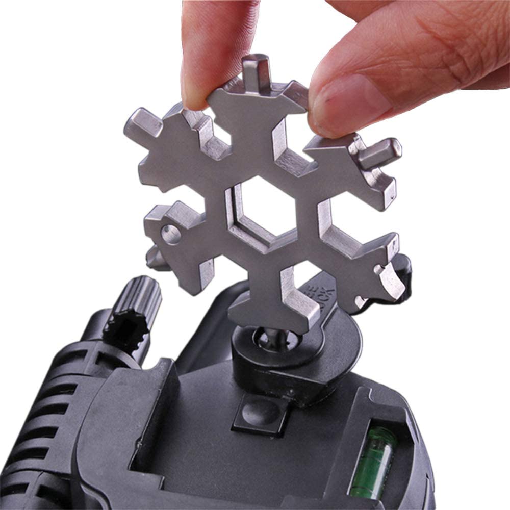 19-in-1 Stainless Snowflake Multi-Tool