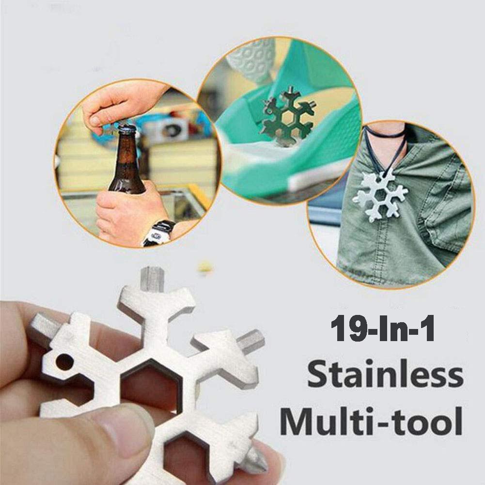 19-in-1 Stainless Snowflake Multi-Tool