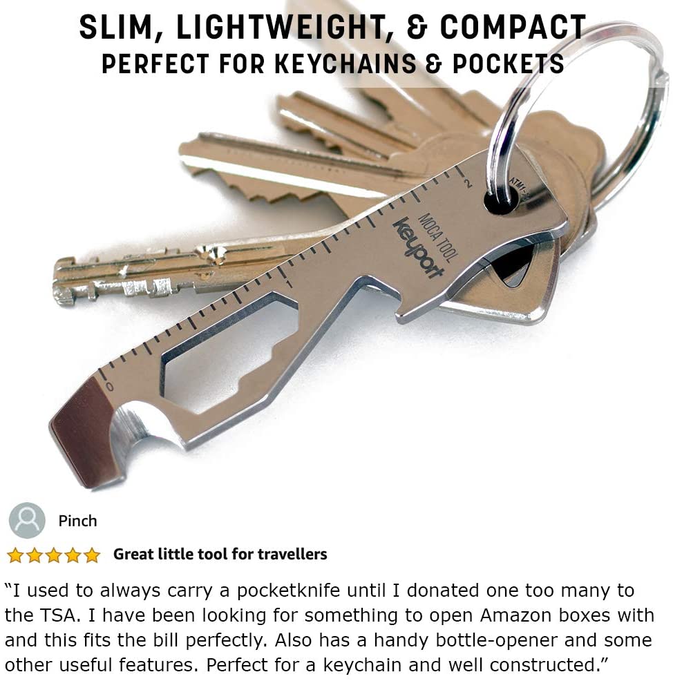 10-In-1 Key Tool - Keychain Multi-Tool