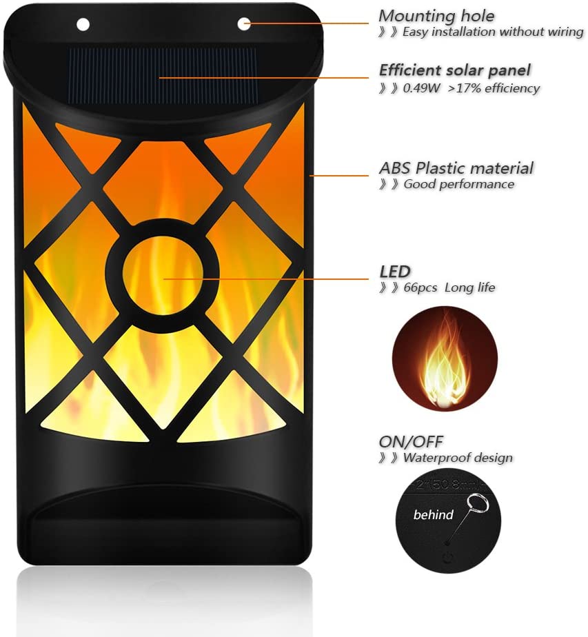 Solar Flame Light