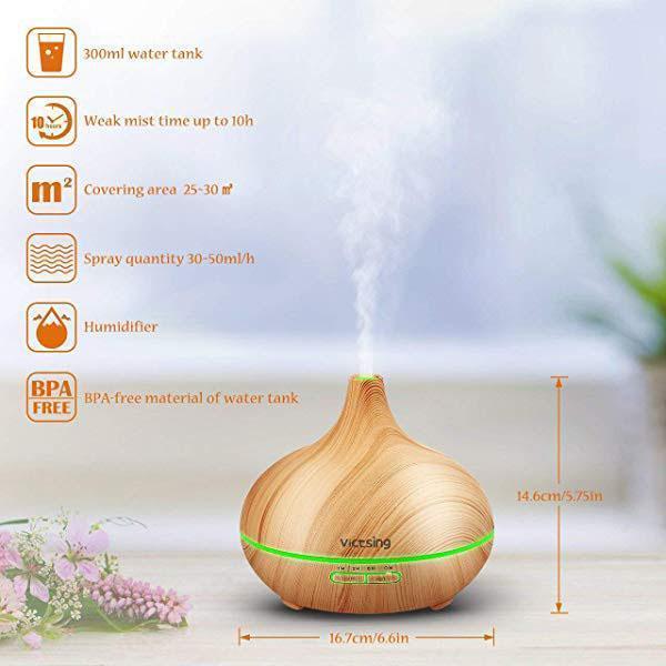 Ultrasonic Wood Grain Aromatherapy Machine