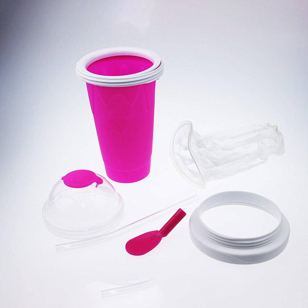 Squeeze Cup Slushy Maker, crushed ice slush