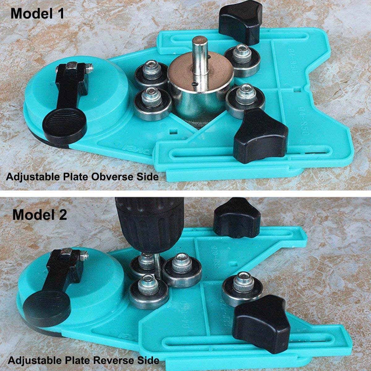 Hole Saw Guide Jig Fixture