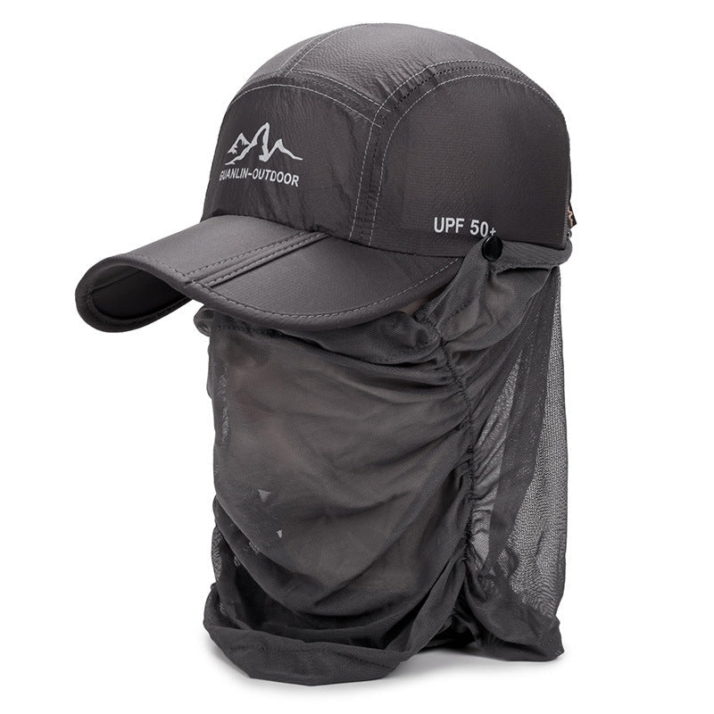 Outdoor Multi-functional Ice Silk Quick-drying Sun Hat