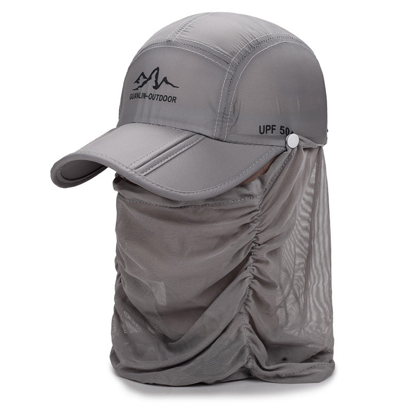 Outdoor Multi-functional Ice Silk Quick-drying Sun Hat