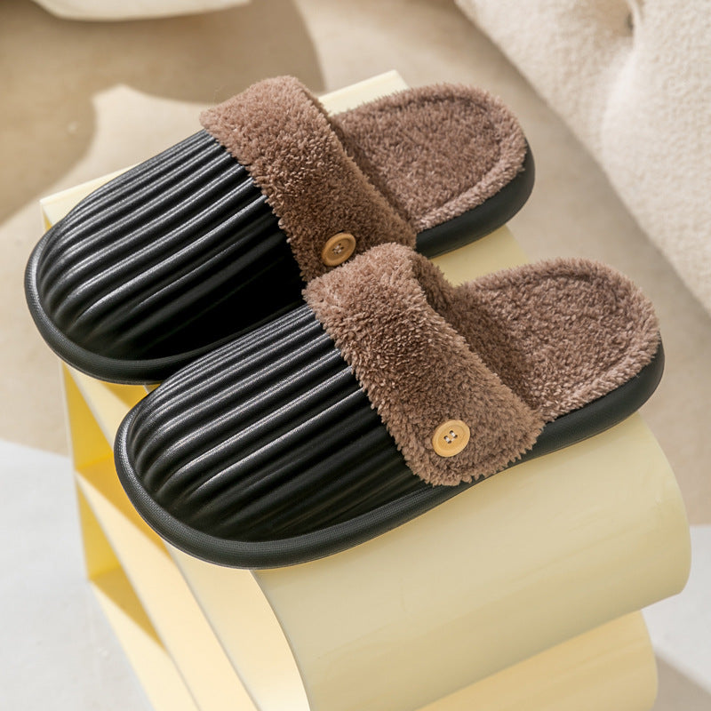 Detachable Thick Cotton Slippers