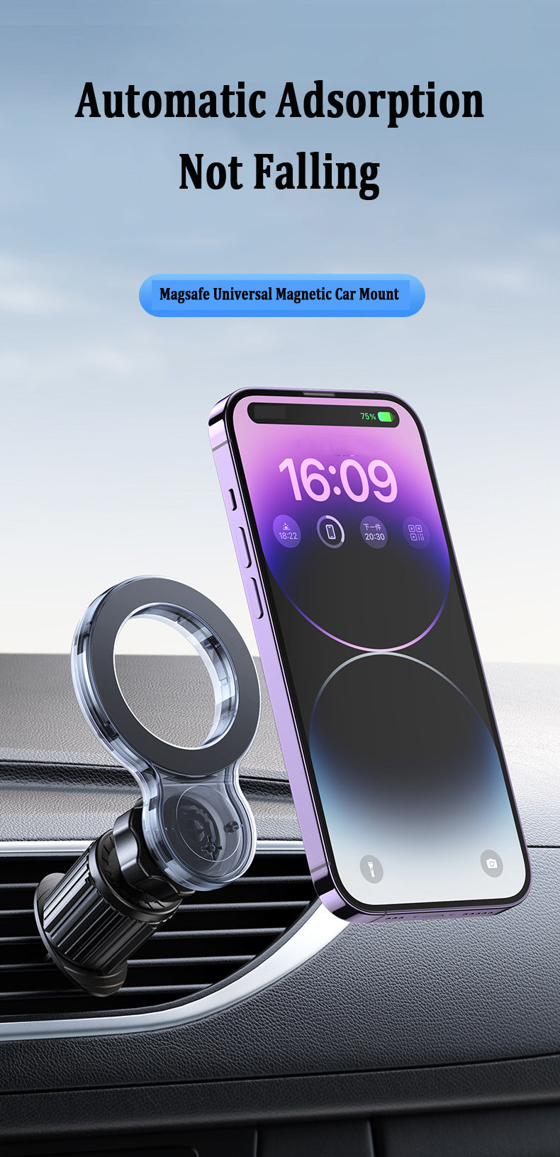 Magsafe Magnetic Car Phone Holder
