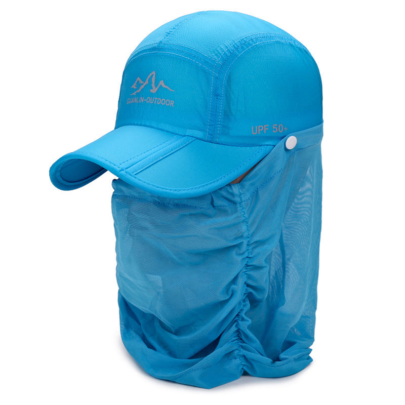 Outdoor Multi-functional Ice Silk Quick-drying Sun Hat