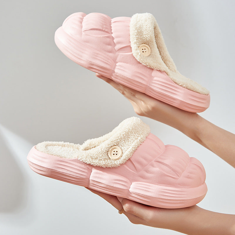 Detachable Thick Cotton Slippers