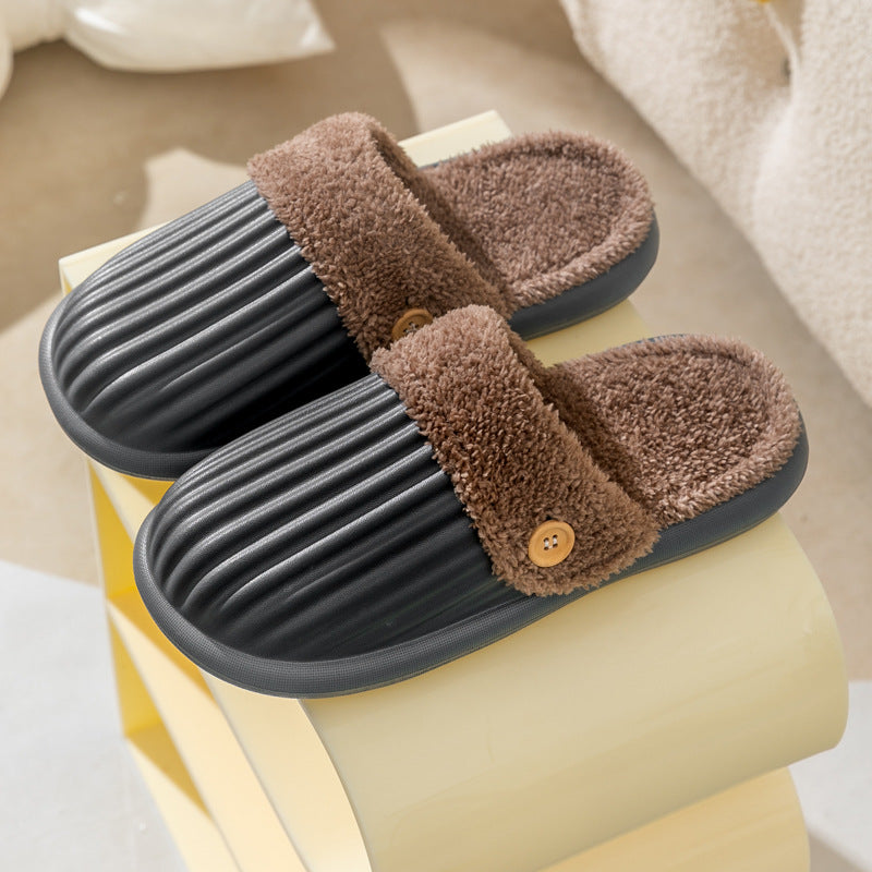 Detachable Thick Cotton Slippers