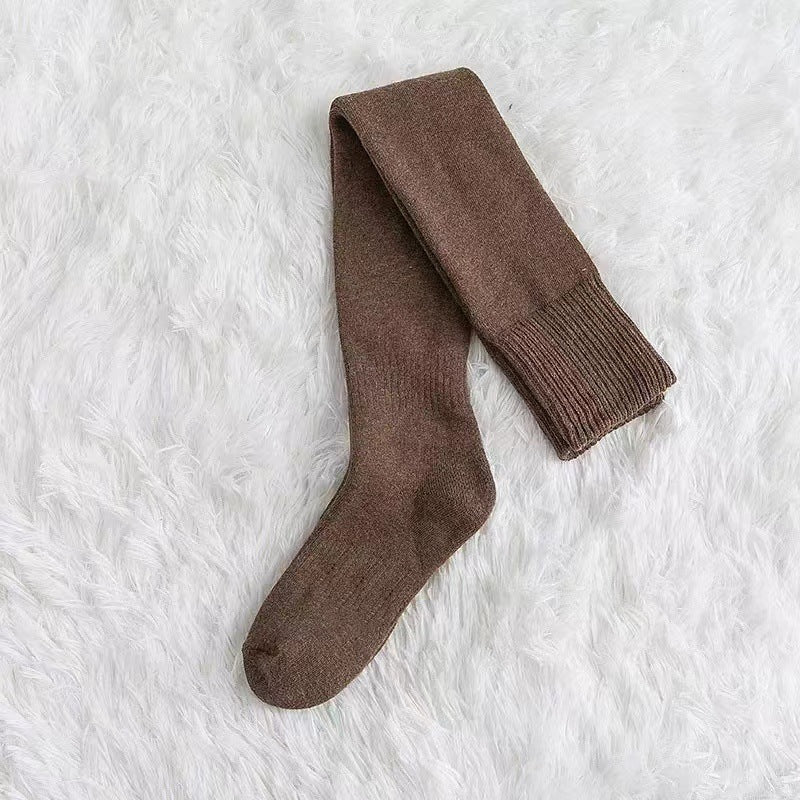 JK Terry Over-the-knee Thickened Warm Long Socks