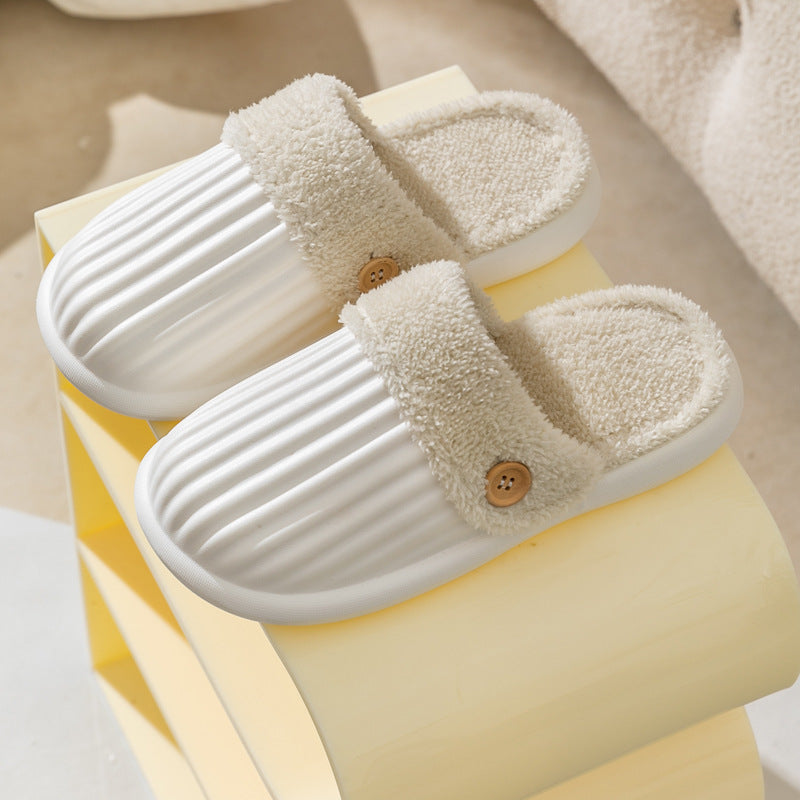 Detachable Thick Cotton Slippers