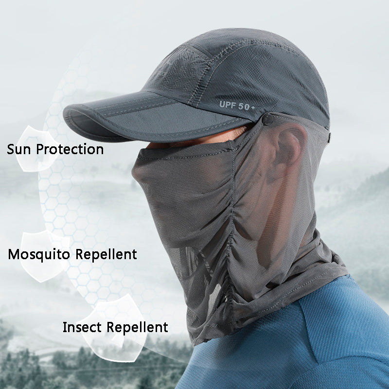 Outdoor Multi-functional Ice Silk Quick-drying Sun Hat