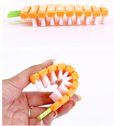 Fruit and vegetable cleaning brush