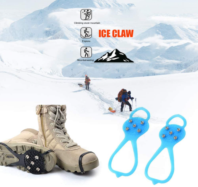 5-tooth crampons non-slip shoe cover gourd-shaped snow non-slip shoe cover