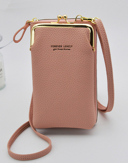 Women Phone Bag Solid Crossbody Bag