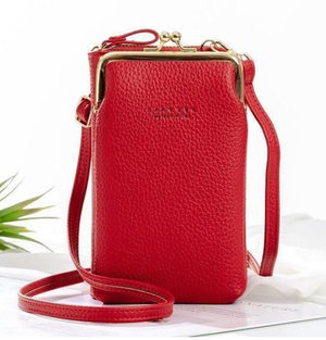 Women Phone Bag Solid Crossbody Bag