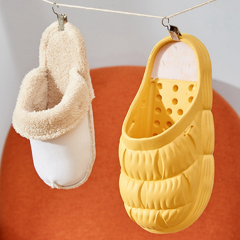 Detachable Thick Cotton Slippers