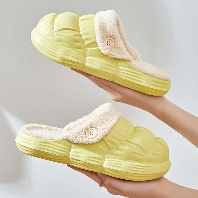 Detachable Thick Cotton Slippers