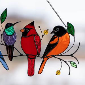 🎉50% Off🎉Birds Stained Glass Window Hangings - Mothers Day Gift