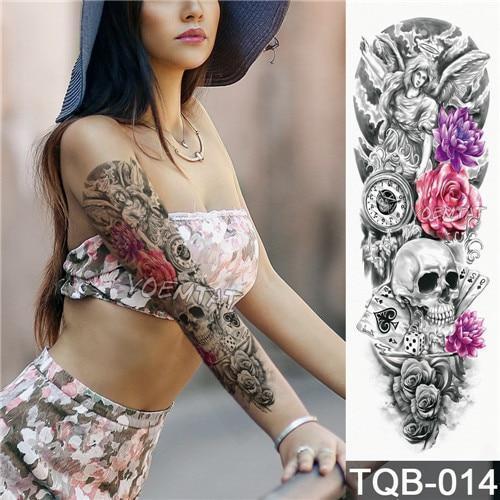 Edgy Fake Tattoo Sleeve