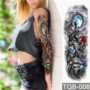 Edgy Fake Tattoo Sleeve