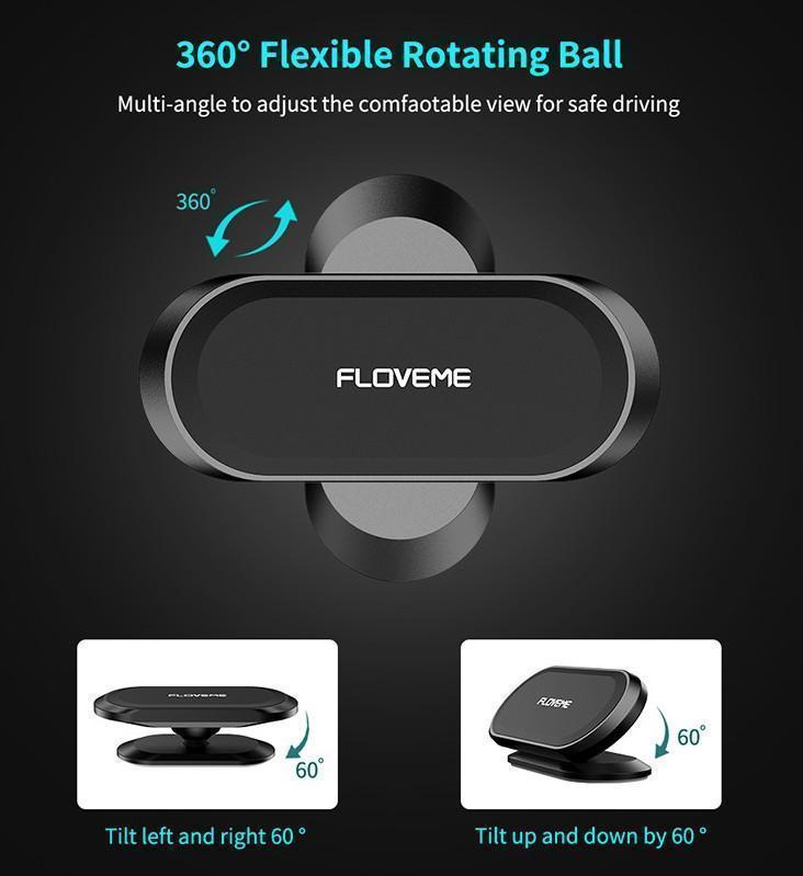 360 degree rotatable magnetic phone holder